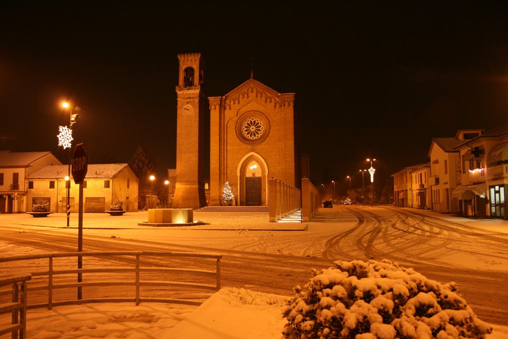 Veduta invernale di Piazza Municipale by dzaghi