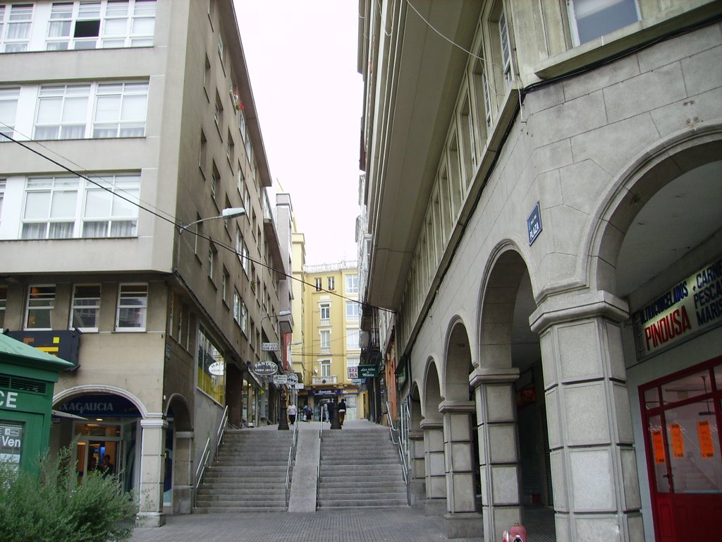 C/ Plaza. La Coruña by Joaquín Vilas