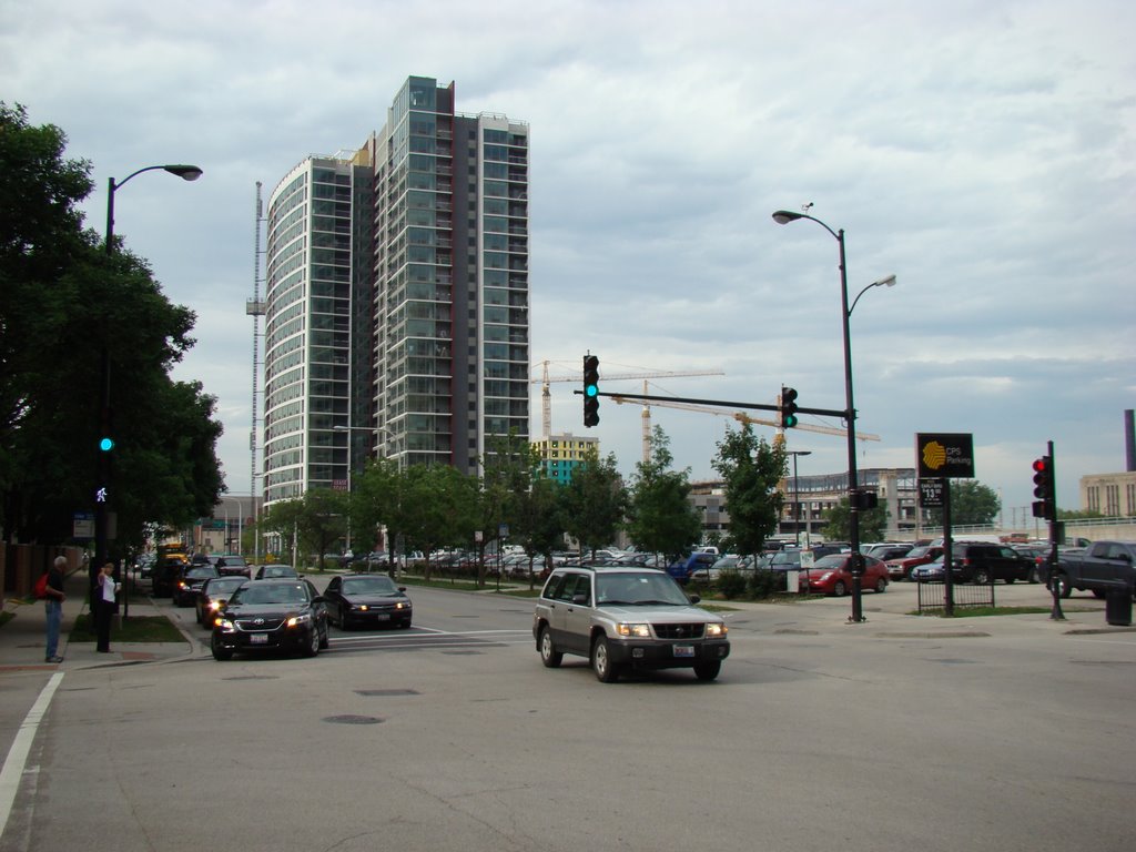 New Construction Seen Looking SW from Clark & Polk by nithman