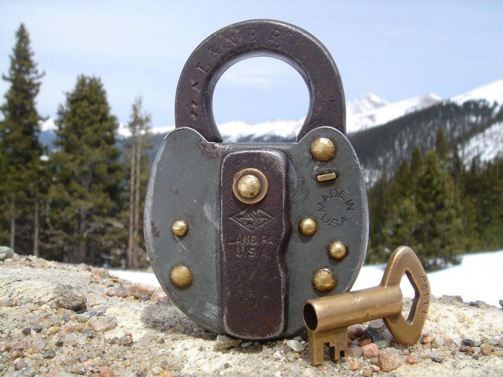 L & N RailRoad padlock OLD by DieselDucy