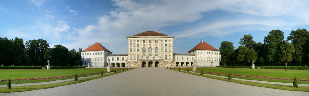 Panorama Nymphenburger Schloss Westseite by sgkmuc