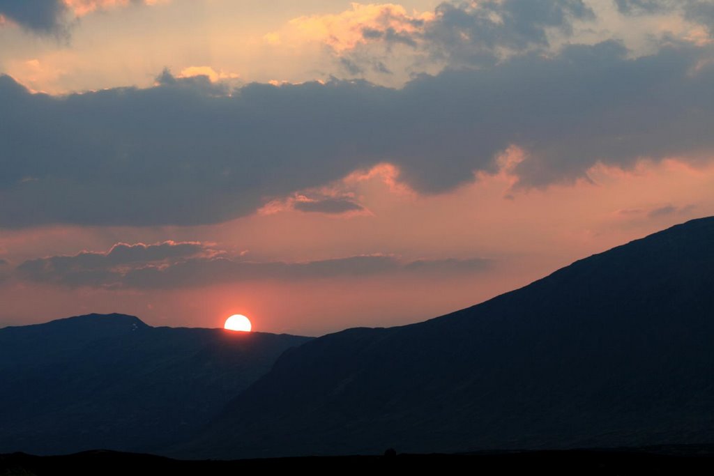 Sunset over Glencoe by Jesper Berling