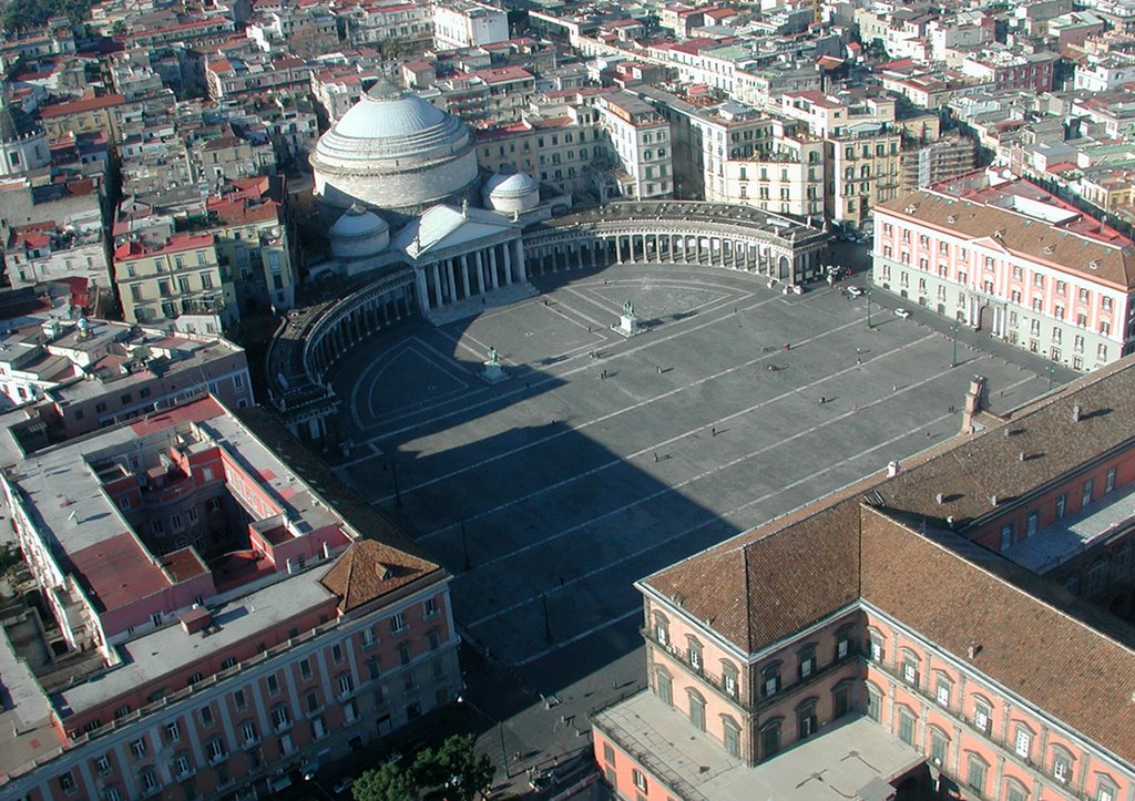 Italy - Campania - Napoli - Piazza Plebiscito. by Vittorio Salatiello