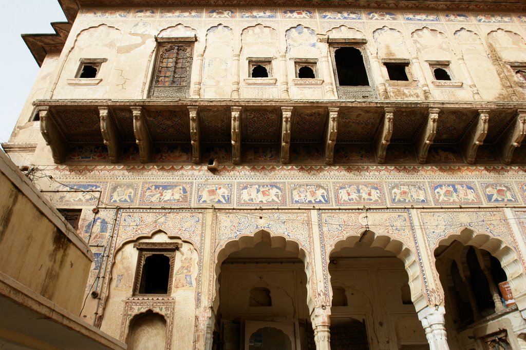 Built Of Haveli Style, Mandawa(哈維利風格建築, 曼達瓦) -3 by Ray Fu