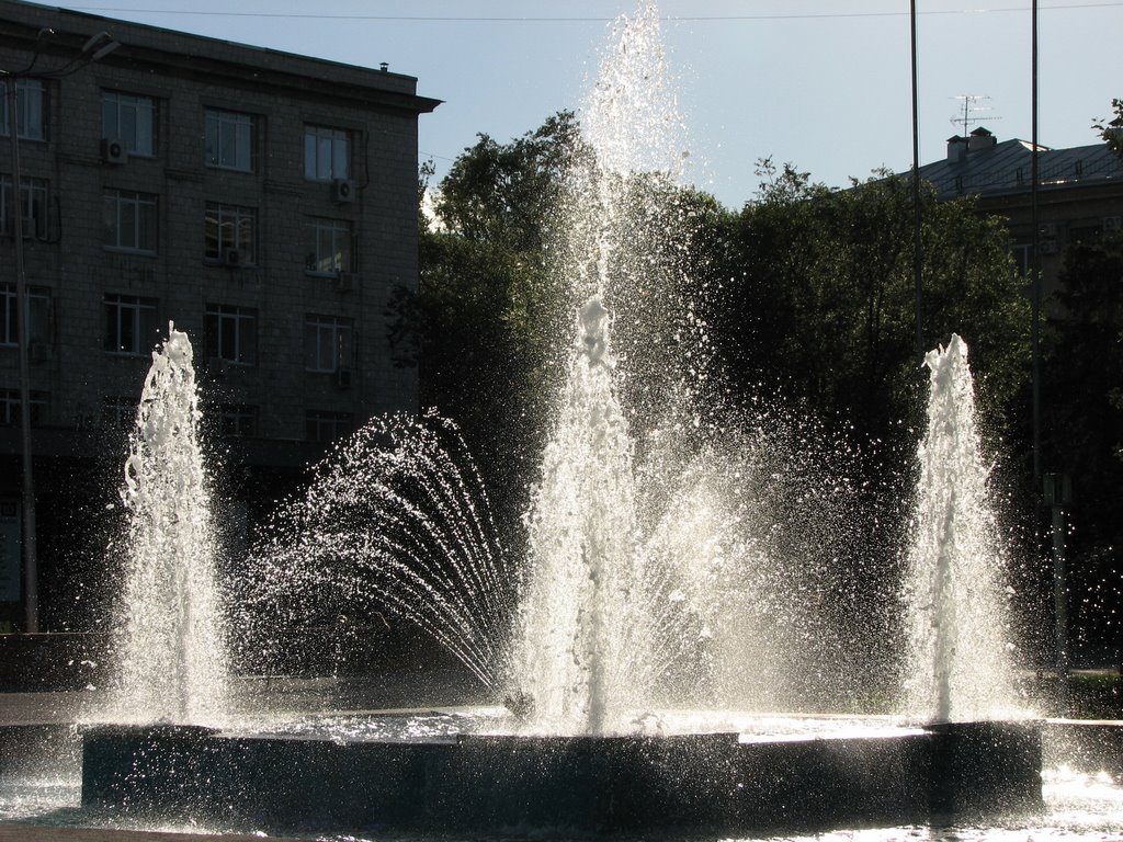 Fountain on the Sovetskaya square by Arsenius