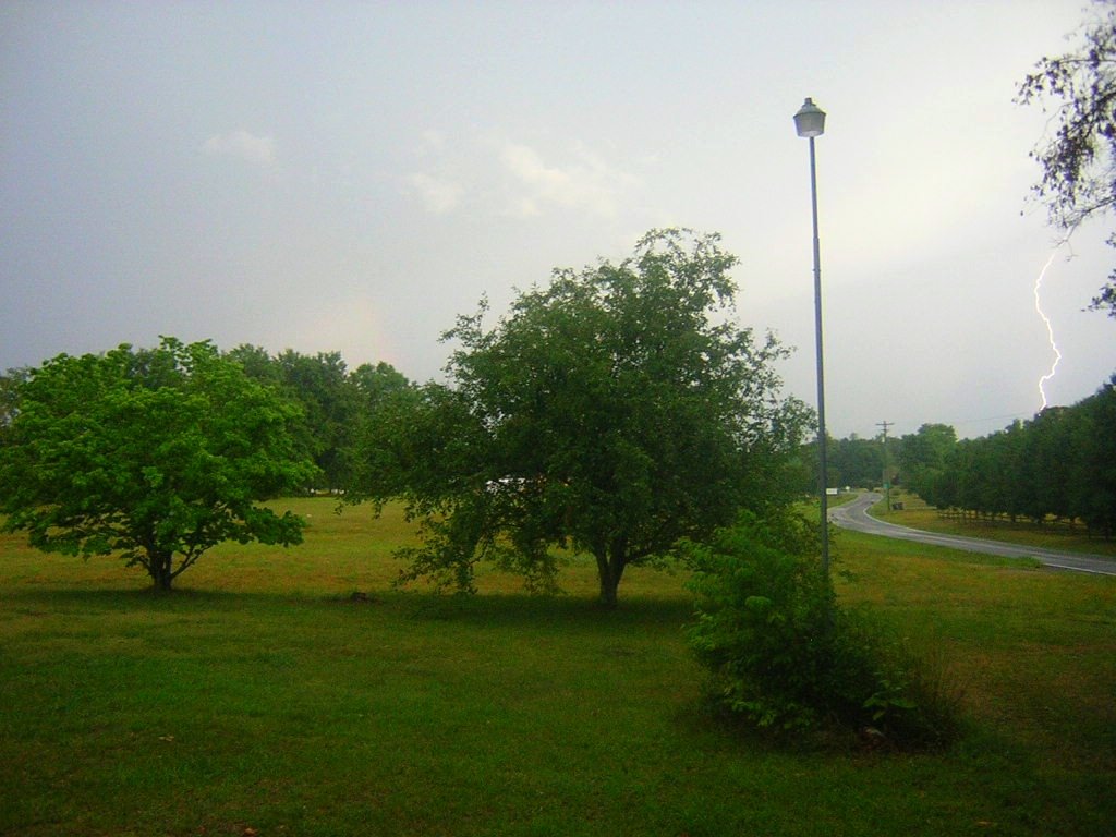 Lightning Strike Over South Green River Road 6-27-2008 by Kyle Stephen Smith