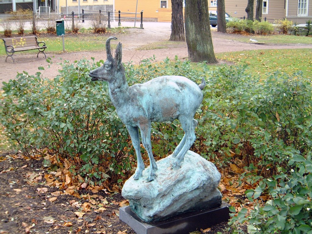 Statue, Porvoo, Finland by Matti Tossavainen