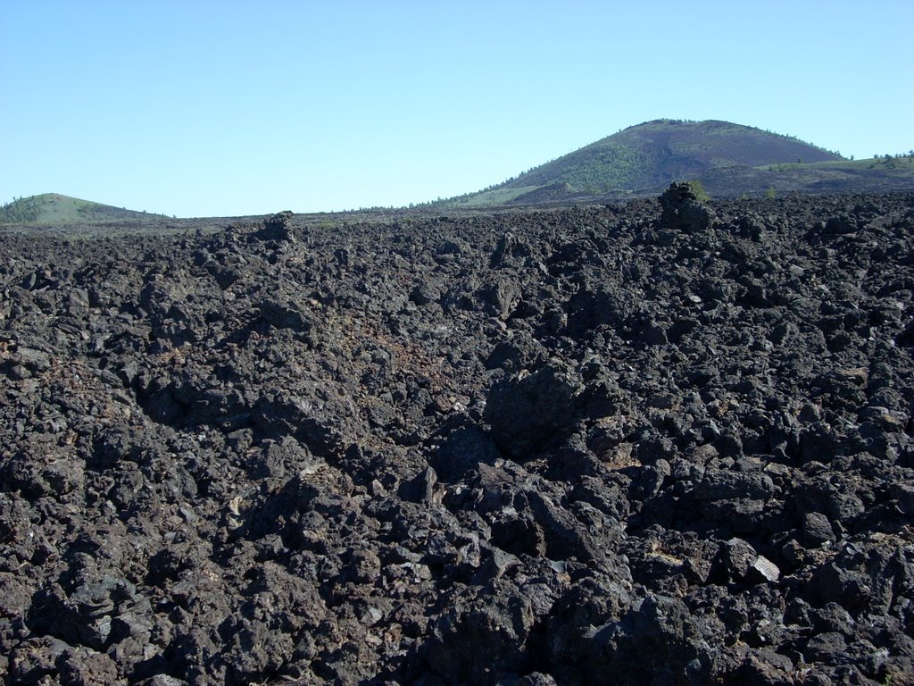 Aa flow in Craters of the Moon by Jordan Lofthouse