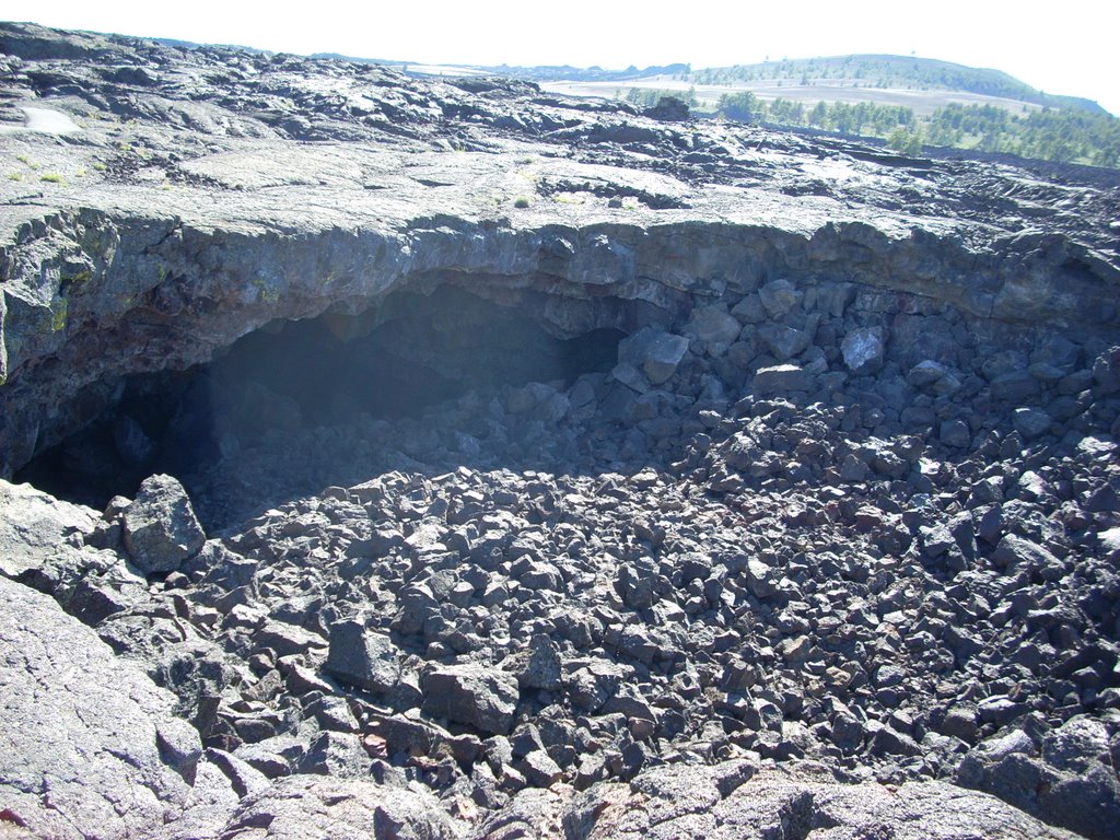 Collapsed Lava Tube, Craters of the Moon by Jordan Lofthouse