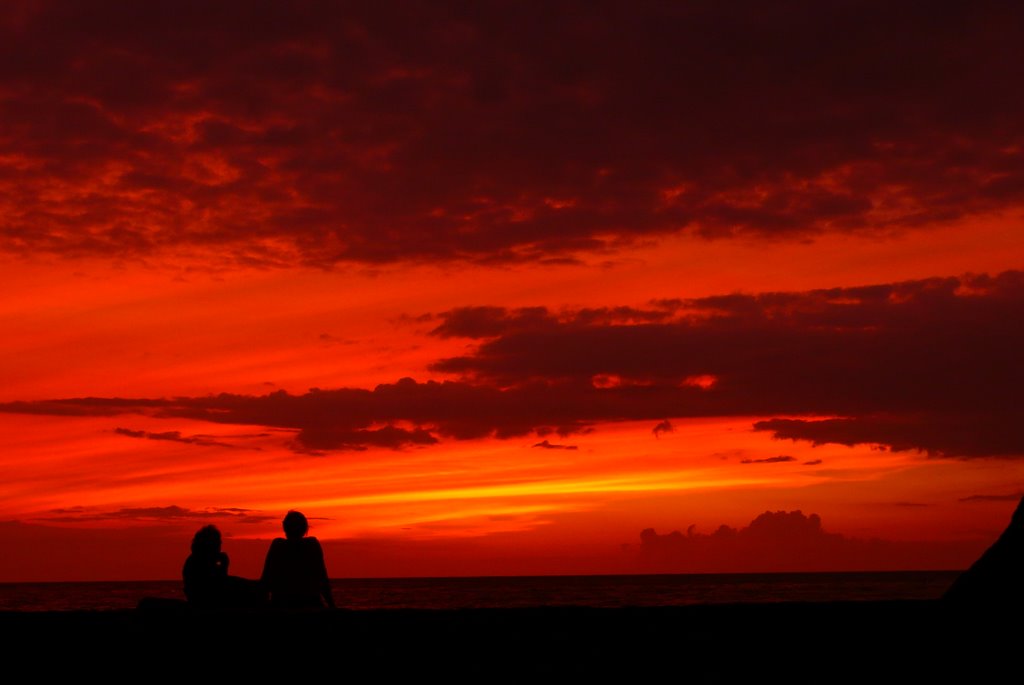 Sunset of Hawaii by manoa