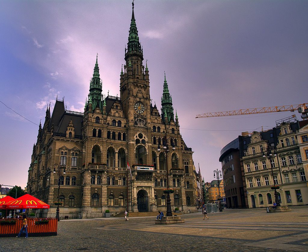 Liberec (CSR) Rathaus by Horst Arthur,Hoyersw…