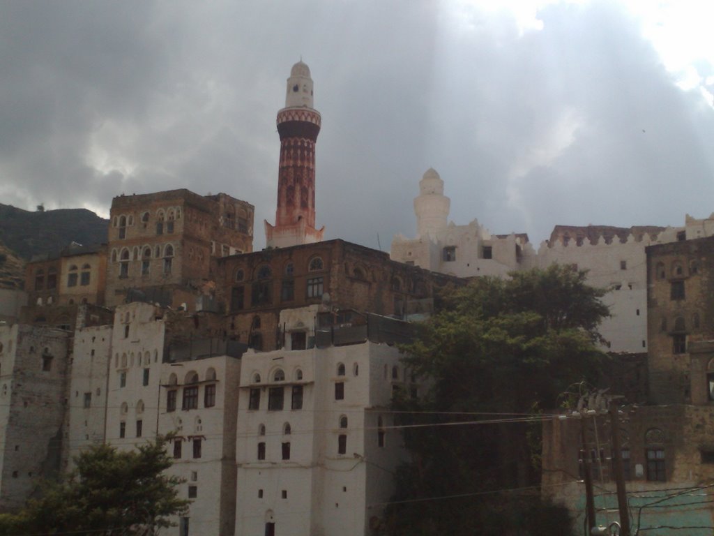 View of Jibla, with Queen Arwa Mosque (late 11th cent.) by Prof. Richard T. Mor…