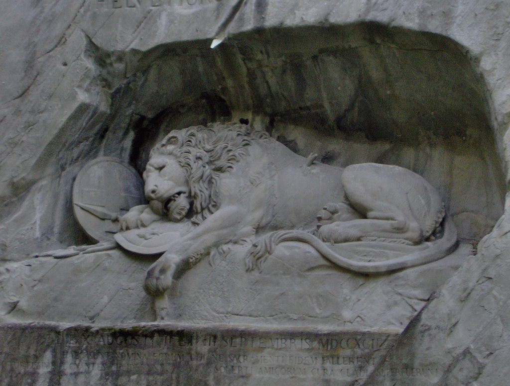 Lion Memorial - Lucerne by csturgeo