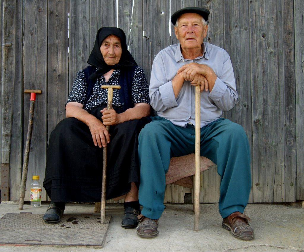 #249 Old couple from the village, Romania by Kariklea David