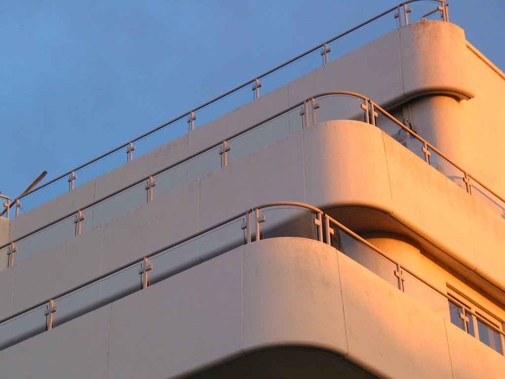 Apartment balconies, Cowes by PT35mm