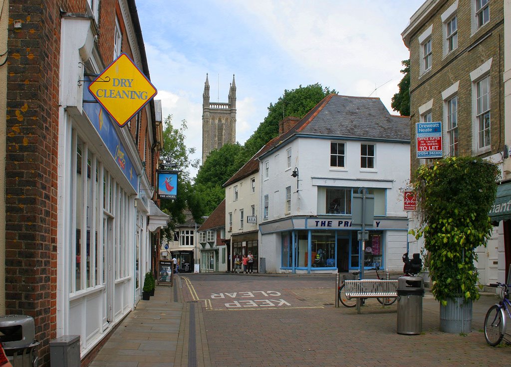 Andover shopping area by Donald Gray