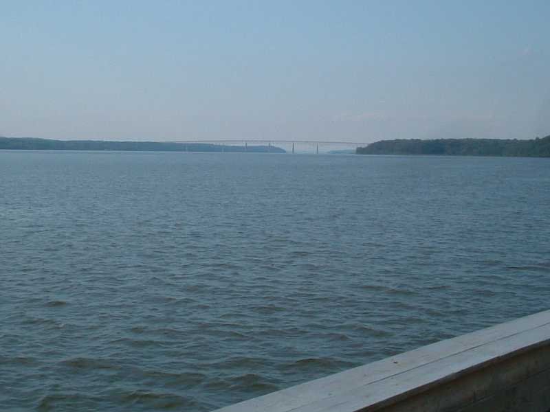 George Clinton Kingston-Rhinecliff Bridge from Rhinecliff Landing by cubics