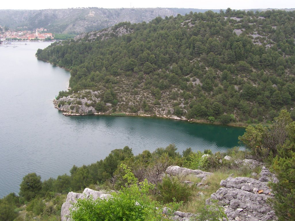 Kilátás a Krka folyóra by batador