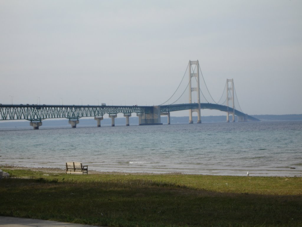 Mackinaw Bridge View 2006 by jgrocksmysocks