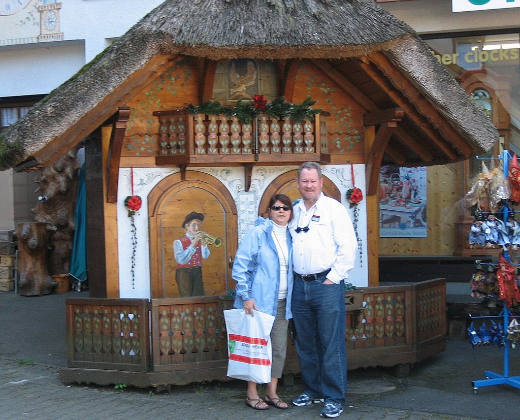 Alis and Greg at the House of Cuckoo Clocks by gregbenson