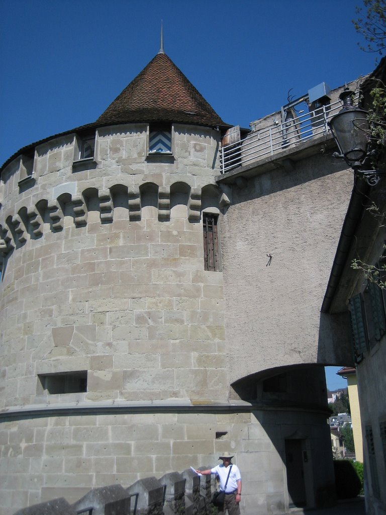 Greg at Nölliturm tower and gate by gregbenson