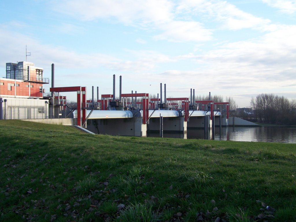 Hochwasserschutzsperwerk Billwerder Bucht by hahn-ak