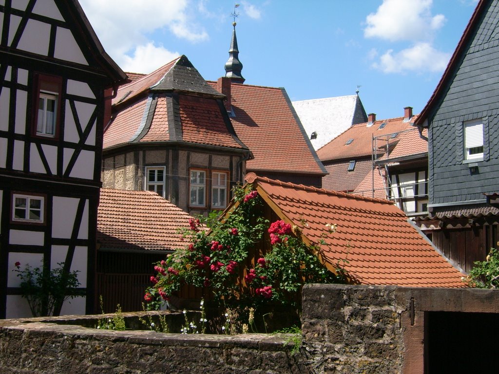 Büdingen: Schlossgasse - gegenüber Marstall by der_odenwaelder