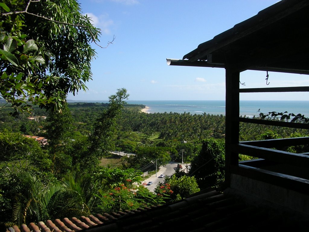 Arraial da Ajuda, vista do restaurante Cafe e Cia by Milton Brigolini Neme