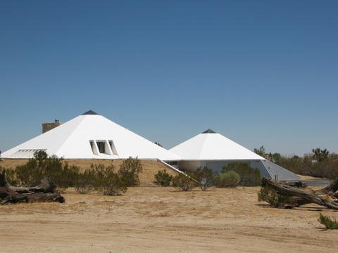 The Space Ship House In The Mojave Desert,Mojave,Ca by Frank Smith