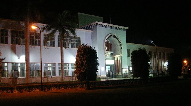 Library In Night by imshashank