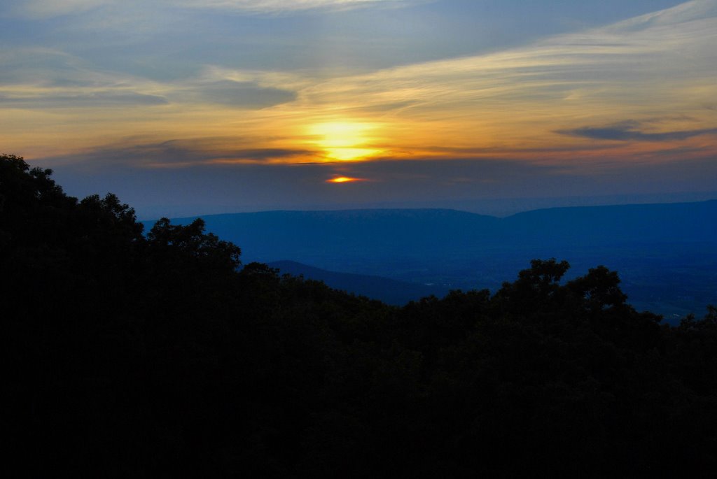 Sunset at Big Meadows Lodge by Hank Waxman