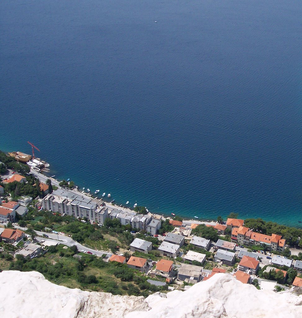 View from old Ruins above Omiš by Rad-86