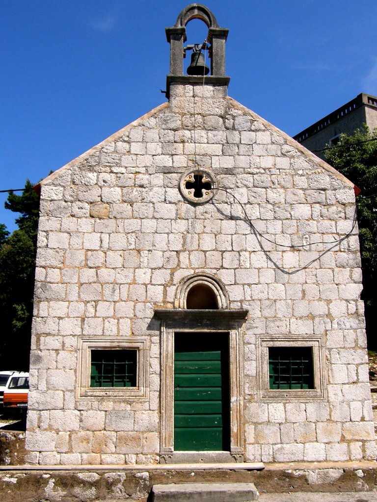 Lastovo village, church by informerica