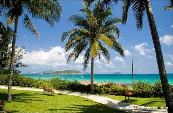 Beach at Yalong Bay，2006 by Tianzhan