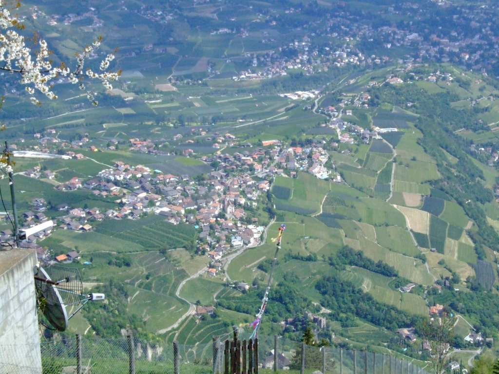 Blick auf Dorf Tirol vom Mutkopf by Triker-Otto