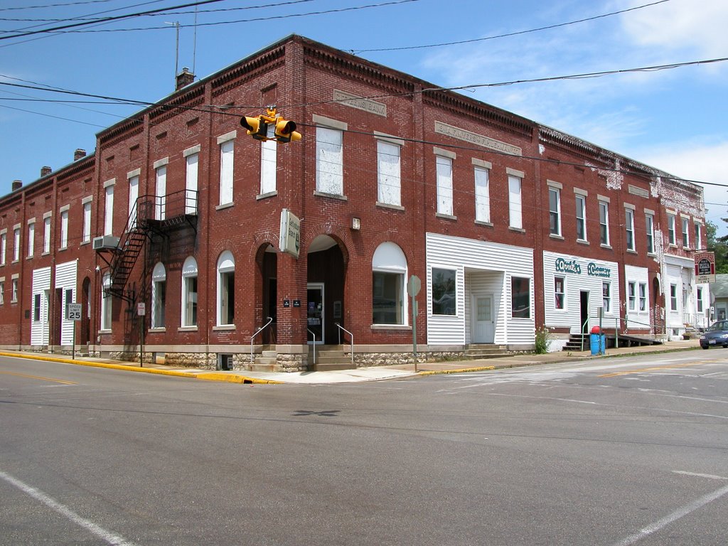 Gettysburg Bank Building, Corner of Main & Bridge Streets, Gettysburg, Ohio by Seven Stars