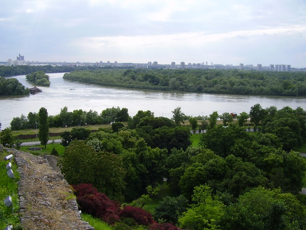 Usce,pogled sa Kalemegdana by komnenka