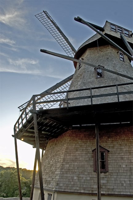 Fabyan Windmill at Sunset by Thomas Henneman