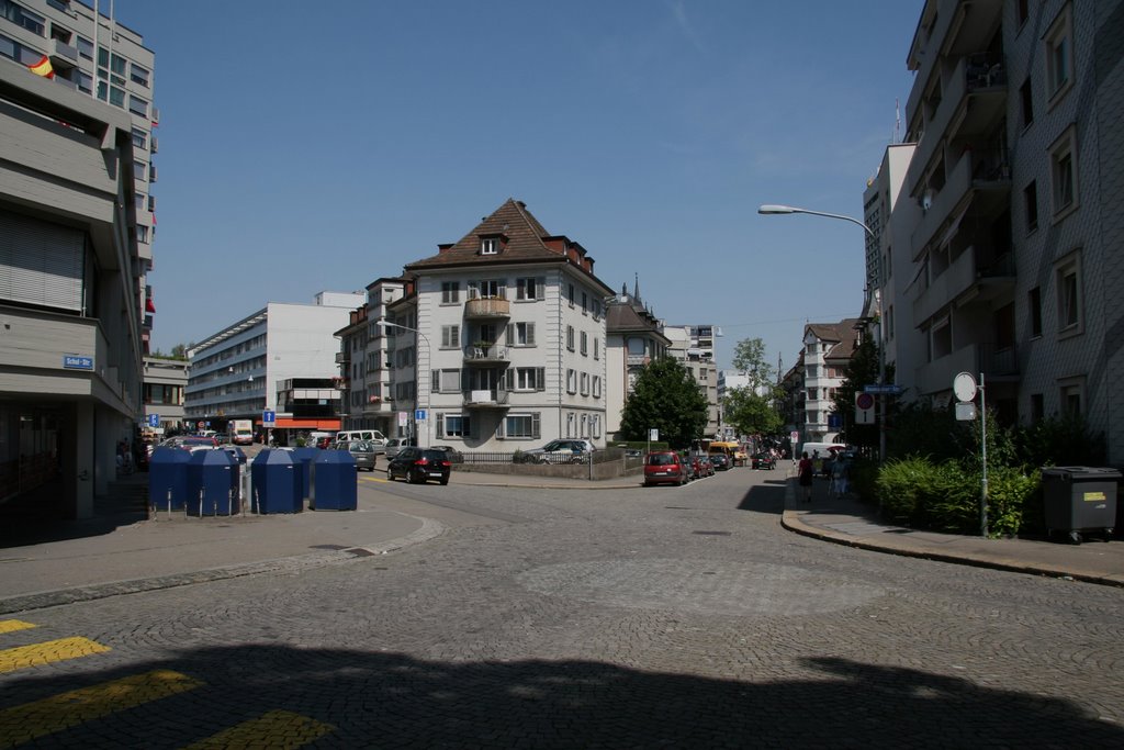 Kreuzung Schulstrasse Baumackerstrasse by vodua