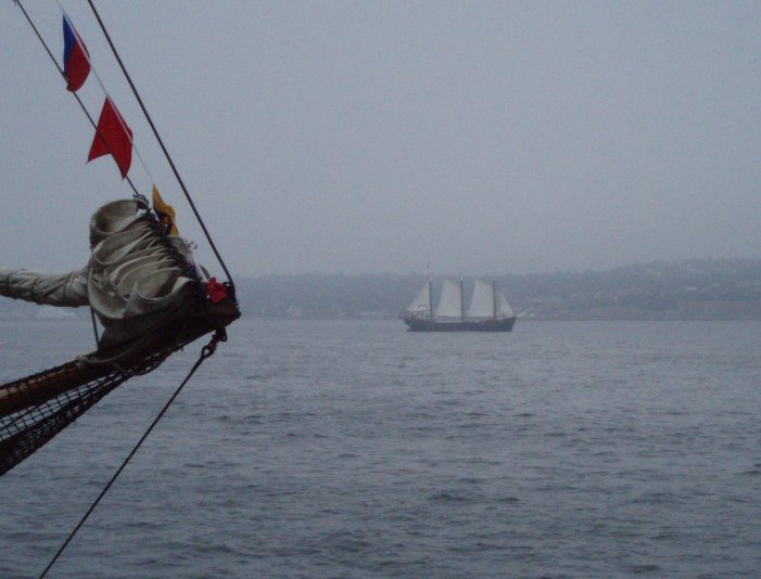 Ship in Halifax Harbour by emacneil