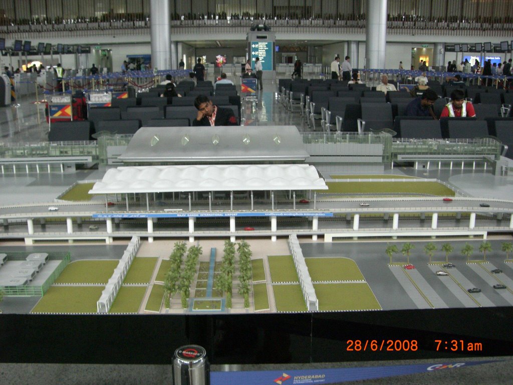 Model of new Airport by Shabbeer Moosvi