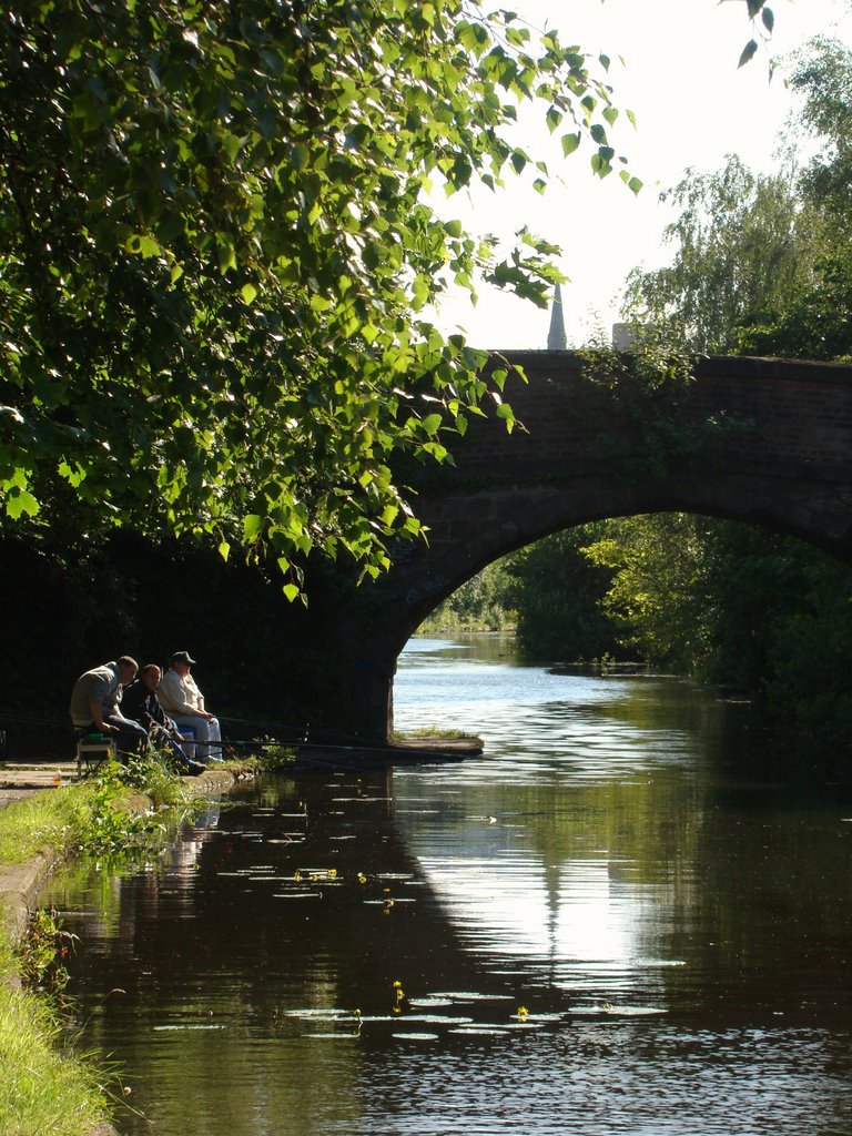 Fishing on Sheffield Canal, Sheffield S9 by sixxsix