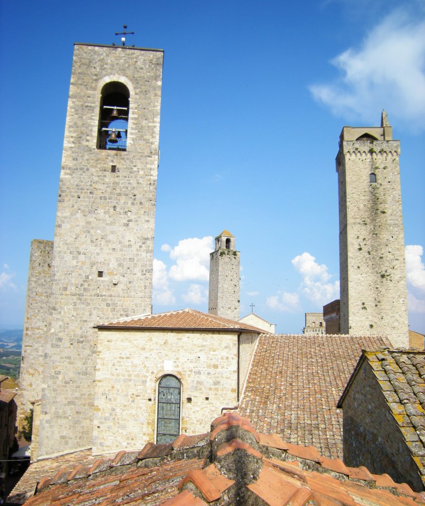 Torri medievali di san gimignano by filippo carini