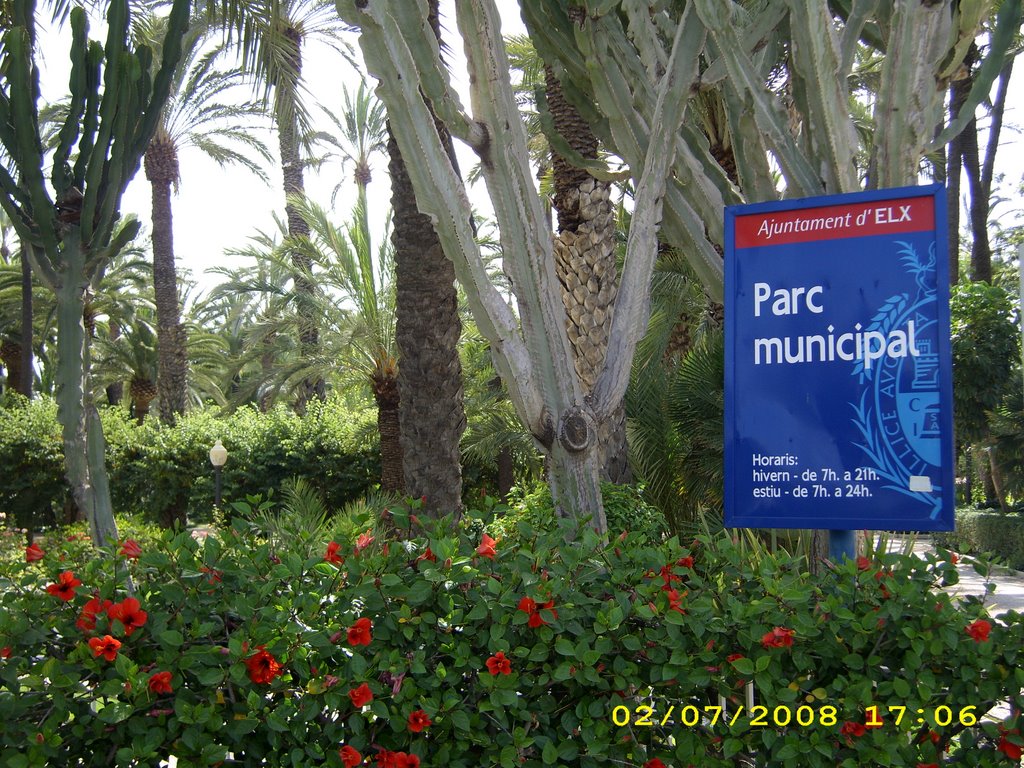 Entrada en el Park Municipal, Elche by Daniel Borgula