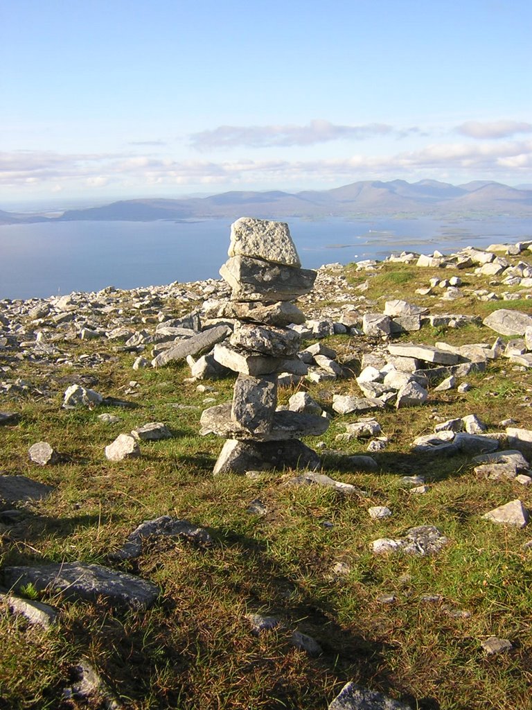 Monument to The Nine at Croagh Patrick by cacner