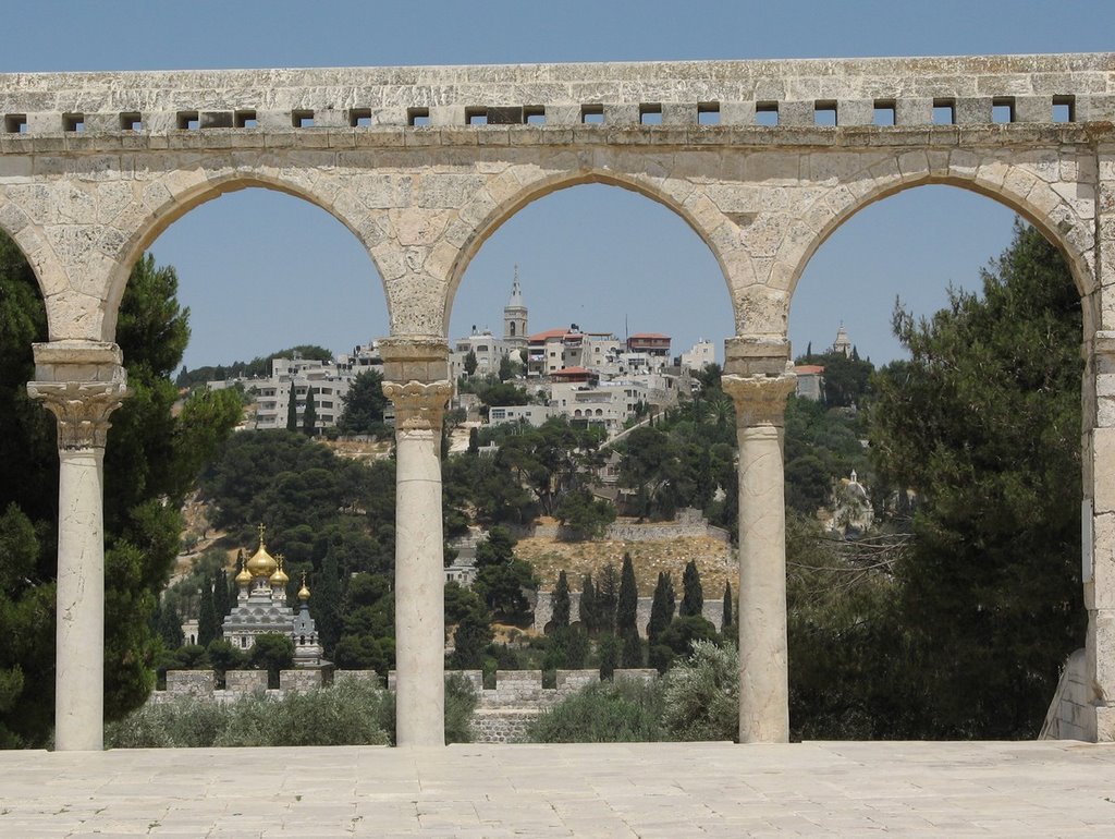 Looking East from the Temple Mount by Greg Hughes