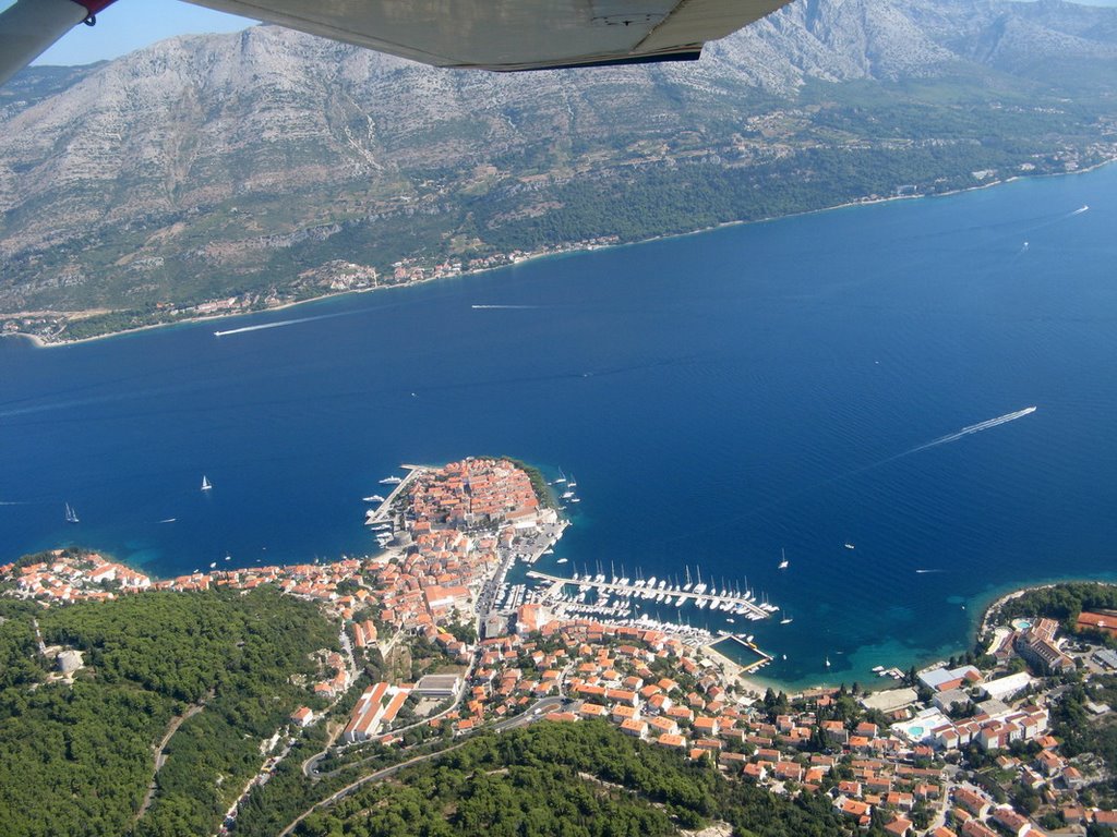 Korcula (bird's-eye view) by f1100