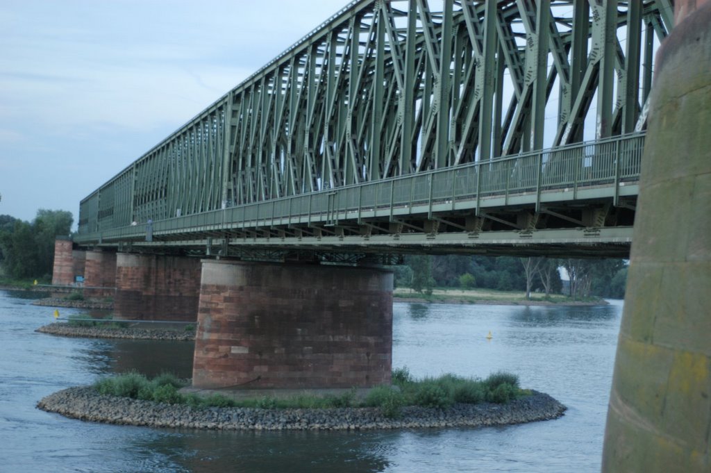 Rail bridge across Rhein by bgmorris