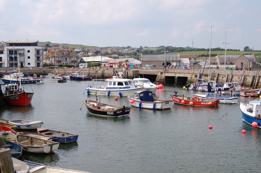 Boats at West Bay Harbour June 2008 by Peter Bernard