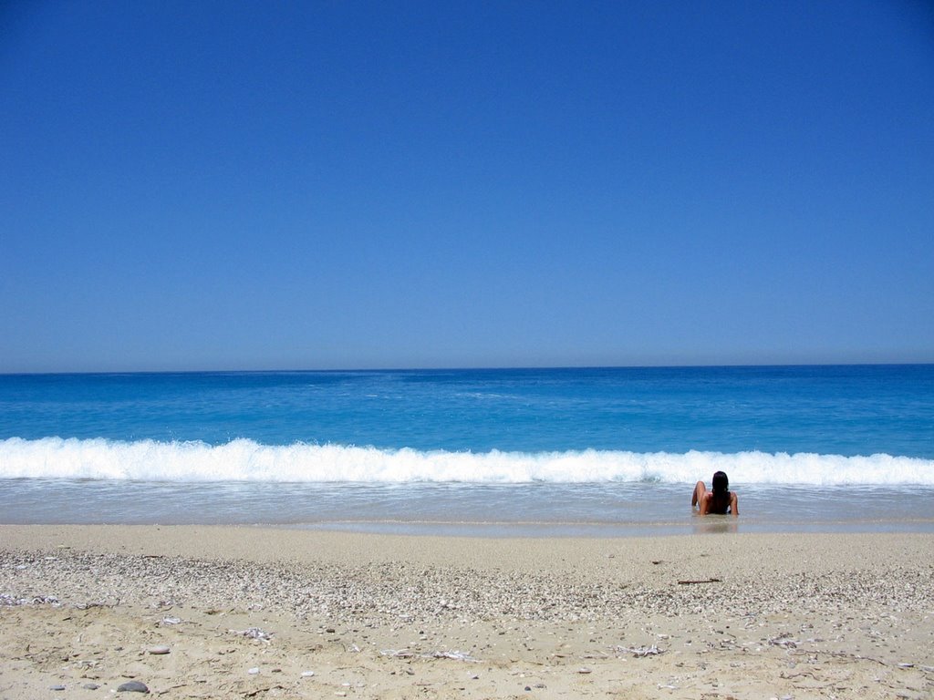 Mylos beach (Lefkada Greece) by Miran Pozar